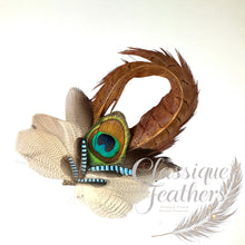 Load image into Gallery viewer, Classic Feather Pin – Handmade & Ethically Sourced