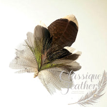 Load image into Gallery viewer, Classic Feather Pin – Handmade & Ethically Sourced