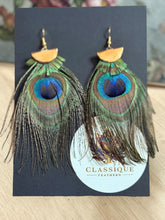 Load image into Gallery viewer, Free Spirit Feather Earrings