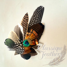 Load image into Gallery viewer, Classic Feather Pin – Handmade & Ethically Sourced
