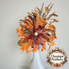 Load image into Gallery viewer, Fedora with an Exquisite Feather Pin