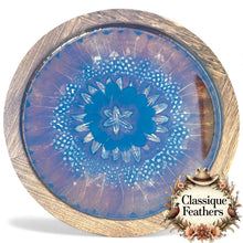 Load image into Gallery viewer, Feathered Reflections – Country Chic Resin Tray