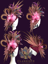 Load image into Gallery viewer, Evoque – Luxury Handmade Fascinator for Cheltenham, Race Days & Country Weddings