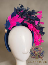Load image into Gallery viewer, Padded Velvet Feathered Headband
