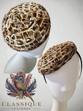 Load image into Gallery viewer, Feather Pillbox Fascinator
