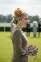 Load image into Gallery viewer, Feather Hair Comb Fascinator
