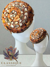 Load image into Gallery viewer, Feather Pillbox Fascinator
