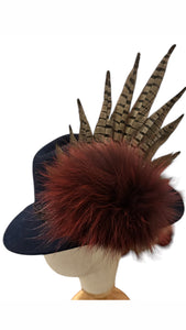 Exquisite Feather Hat Pin