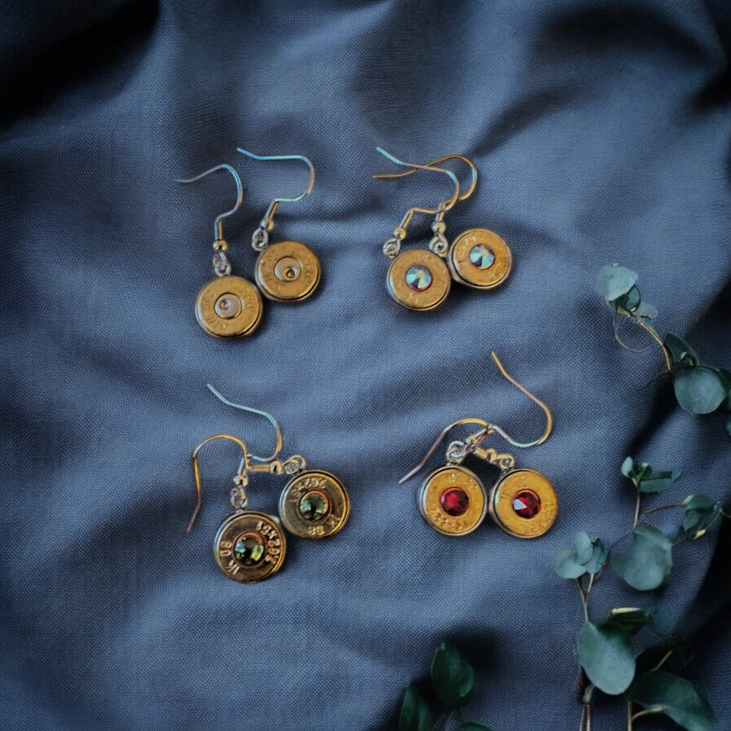 Rifle Shell Drop Earrings