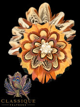 Load image into Gallery viewer, Feather Hair Comb Fascinator
