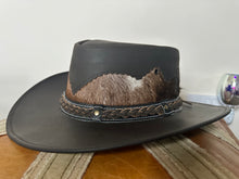 Load image into Gallery viewer, Leather &amp; Hide Cowboy Hat
