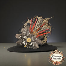 Load image into Gallery viewer, Fedora with an Exquisite Feather Pin
