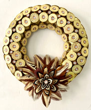 Load image into Gallery viewer, Feather &amp; Cartridge Wreath
