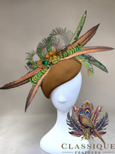 Load image into Gallery viewer, Exquisite Peacock Feather Fascinator
