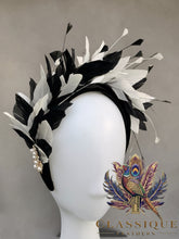 Load image into Gallery viewer, Feathered Velvet Headband
