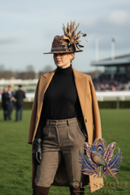 Load image into Gallery viewer, Leopard Print Bling Fedora
