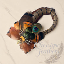 Load image into Gallery viewer, Classic Feather Pin – Handmade &amp; Ethically Sourced
