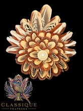 Load image into Gallery viewer, Feather Hair Comb Fascinator
