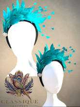 Load image into Gallery viewer, Feathered Velvet Headband
