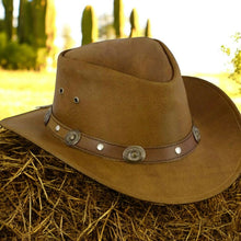 Load image into Gallery viewer, Leather Cowboy Hat
