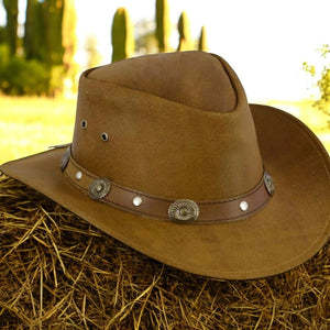 Leather Cowboy Hat
