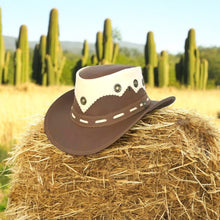 Load image into Gallery viewer, Leather Cowboy Hat
