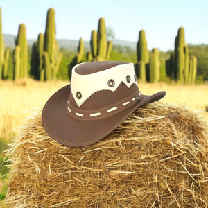 Leather Cowboy Hat