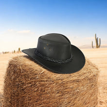 Load image into Gallery viewer, Leather Cowboy Hat
