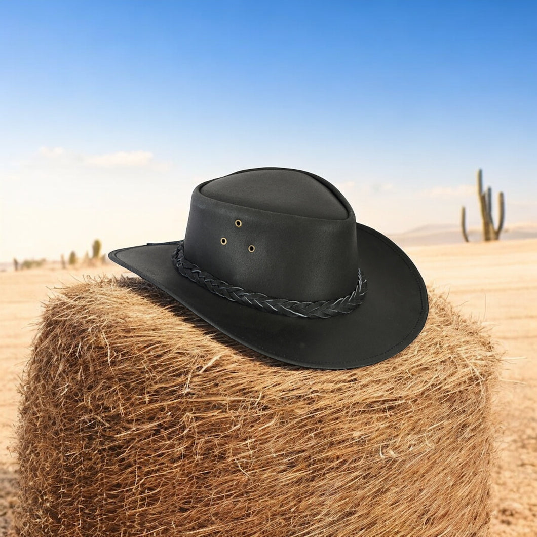 Leather Cowboy Hat