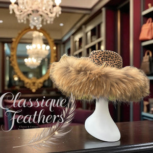 Luxury Fur Trimmed Fedora