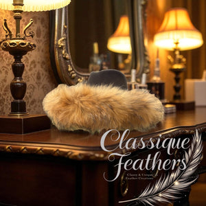 Luxury Fur Trimmed Fedora