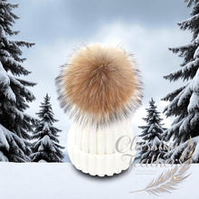 Load image into Gallery viewer, Fur Pom Pom Hat
