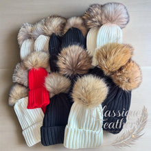Load image into Gallery viewer, Fur Pom Pom Hat
