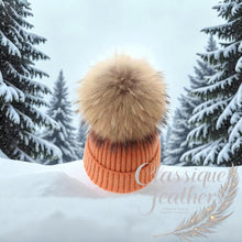 Load image into Gallery viewer, Fur Pom Pom Hat
