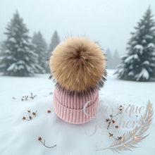 Load image into Gallery viewer, Fur Pom Pom Hat
