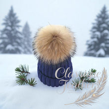 Load image into Gallery viewer, Fur Pom Pom Hat
