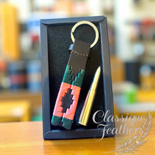 Load image into Gallery viewer, Leather Polo Keyring &amp; Bullet Pen
