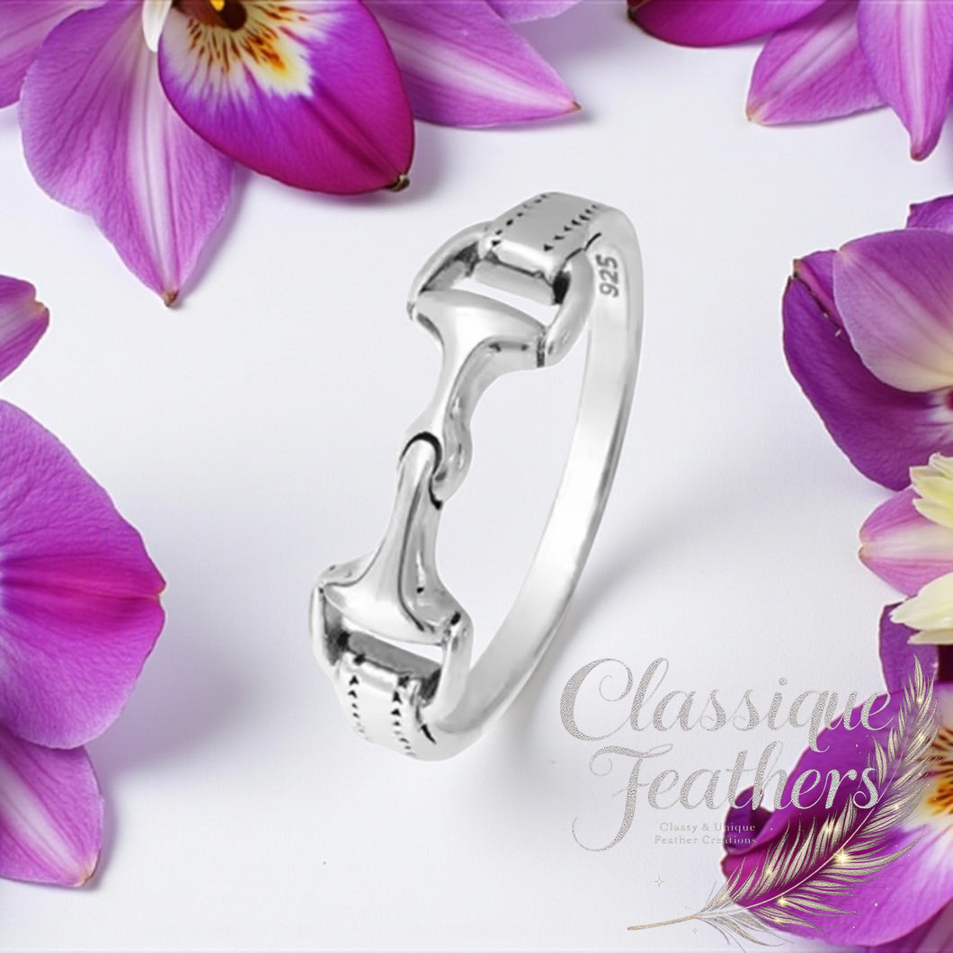 Sterling Silver Snaffle Ring