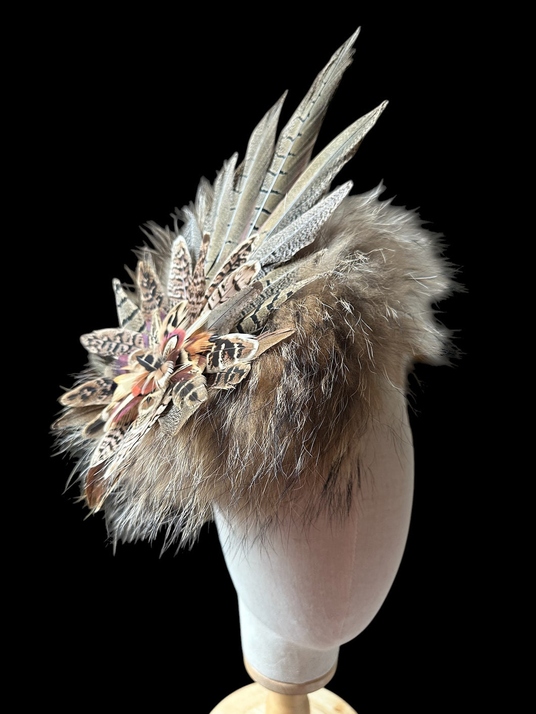 Sale Fascinator - Fur & Feathers