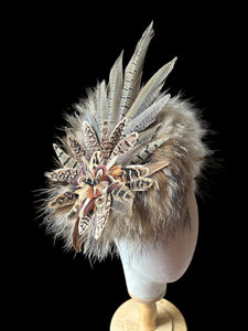 Sale Fascinator - Fur & Feathers