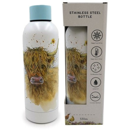 Highland Cow insulated bottle