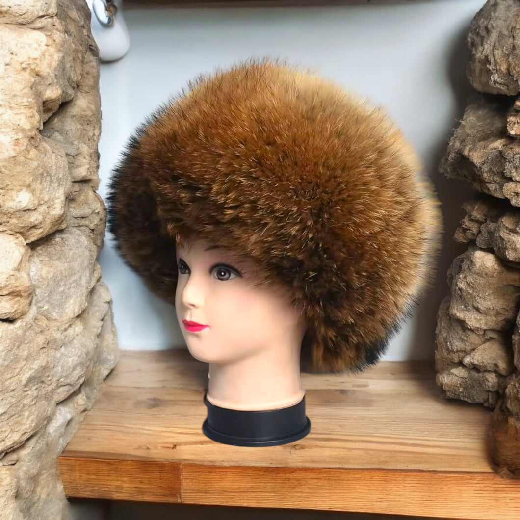 Vintage Fox Fur Hat