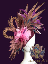 Load image into Gallery viewer, Evoque – Luxury Handmade Fascinator for Cheltenham, Race Days &amp; Country Weddings
