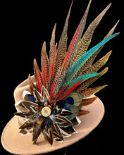 Load image into Gallery viewer, Fedora with an Exquisite Feather Pin
